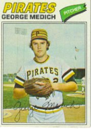 1977 Topps Baseball Cards      294     George Medich